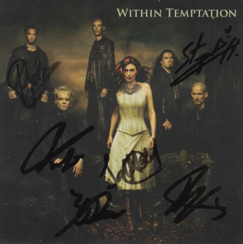 Within Temptation The Heart Of Everything - Autographed UK CD